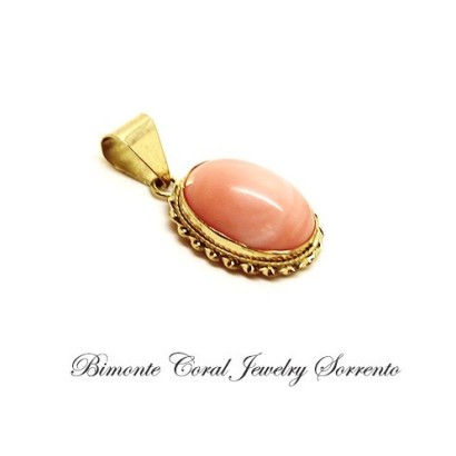 Pink Coral Stone Pendant
