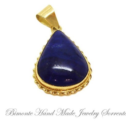 "Starry Night" Lapis Lazuli Stone Pendant