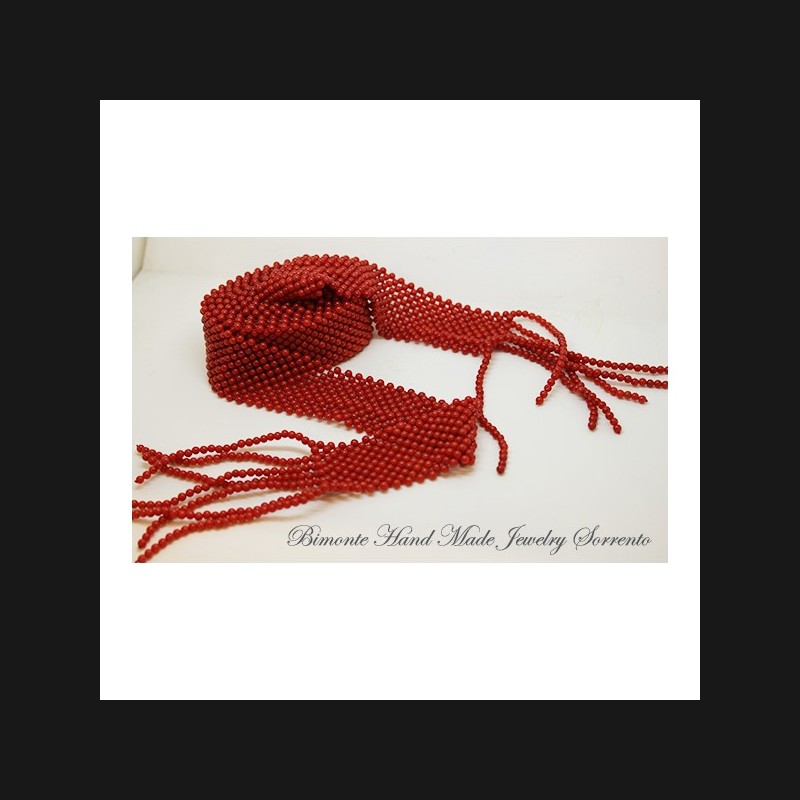 Red Italian Coral SCARF