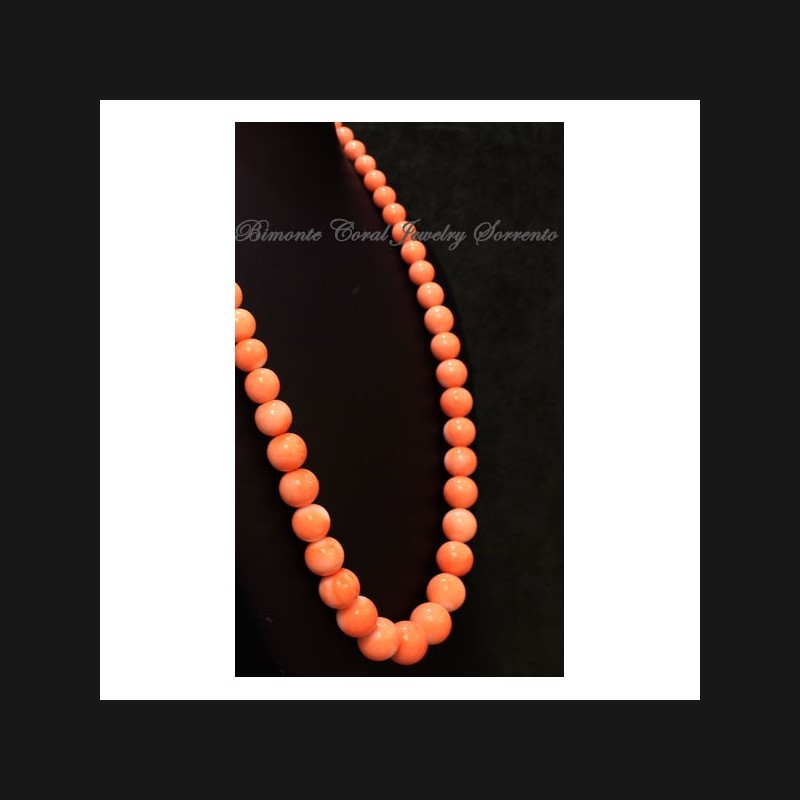 "Belrosa" Pink Coral Necklace