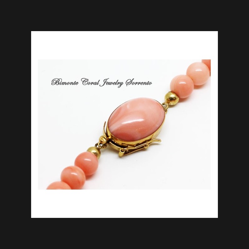"Rosaduntempo" Pink Coral Necklace