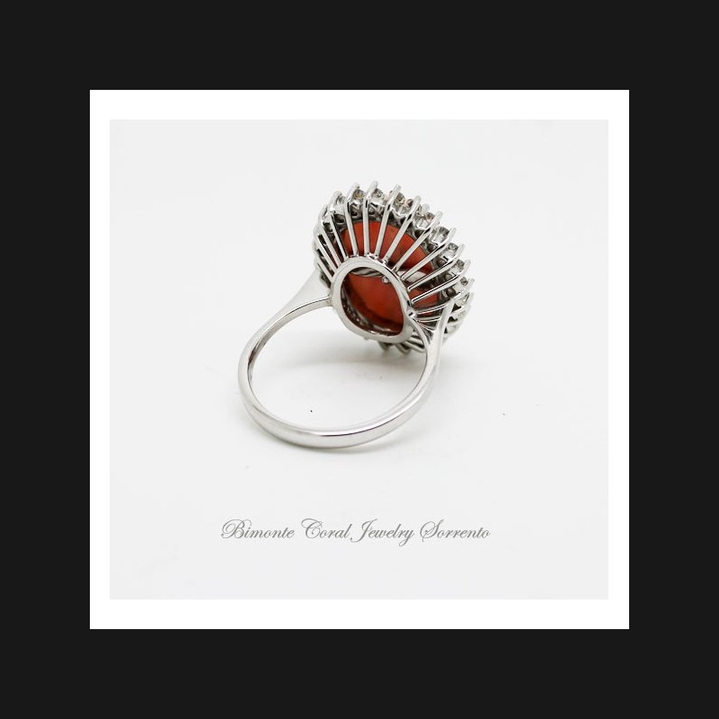 "Venere" Pink Coral Ring