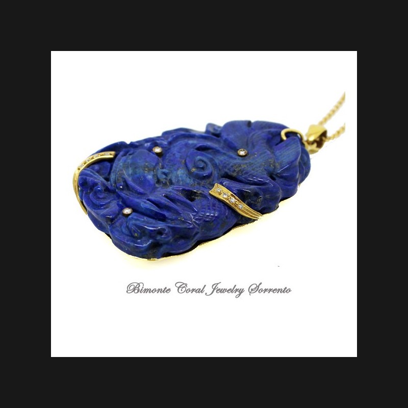 "Amulet" Lapis Lazuli Stone Necklace