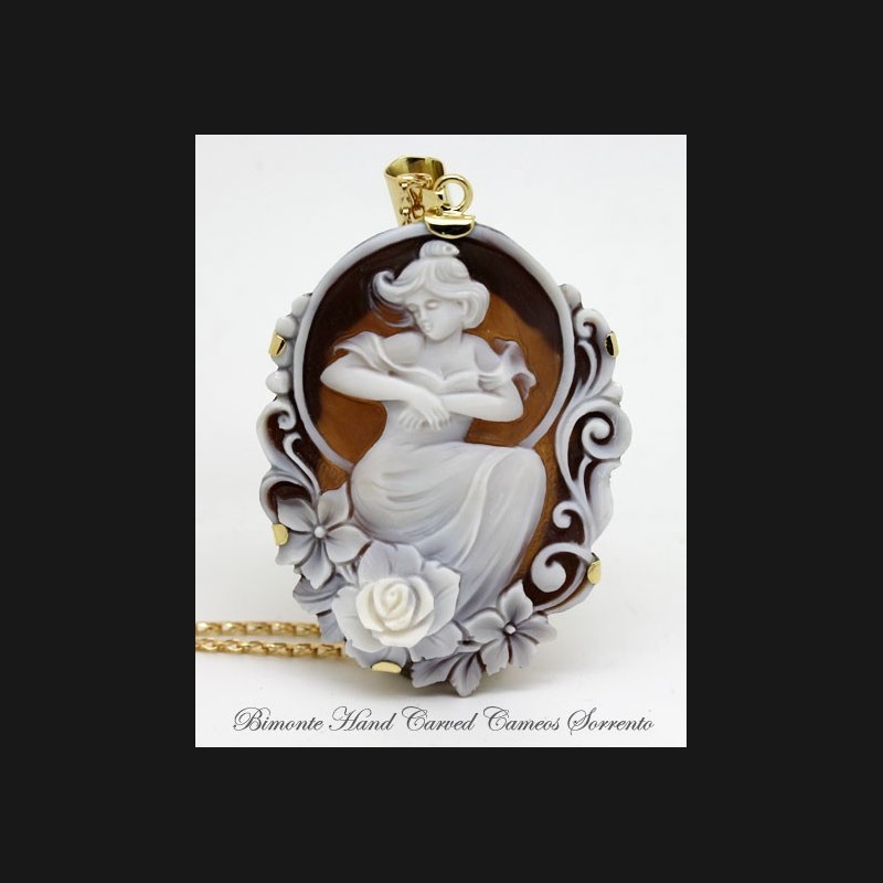 "Mucha" Cameo Necklace