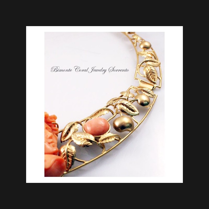 "Adam and Eve" Coral Necklace