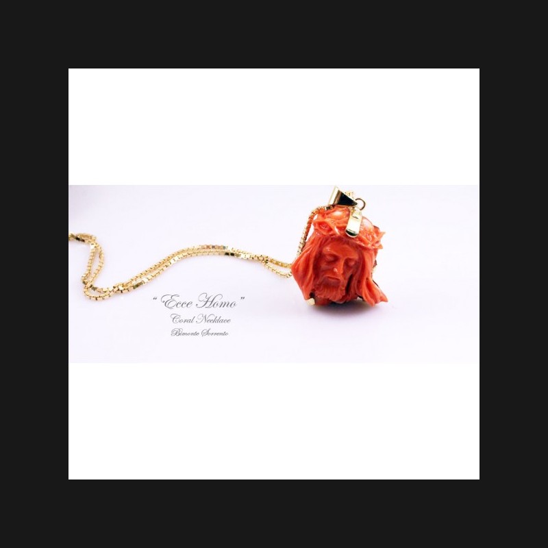 "Ecce Homo" Coral Necklace