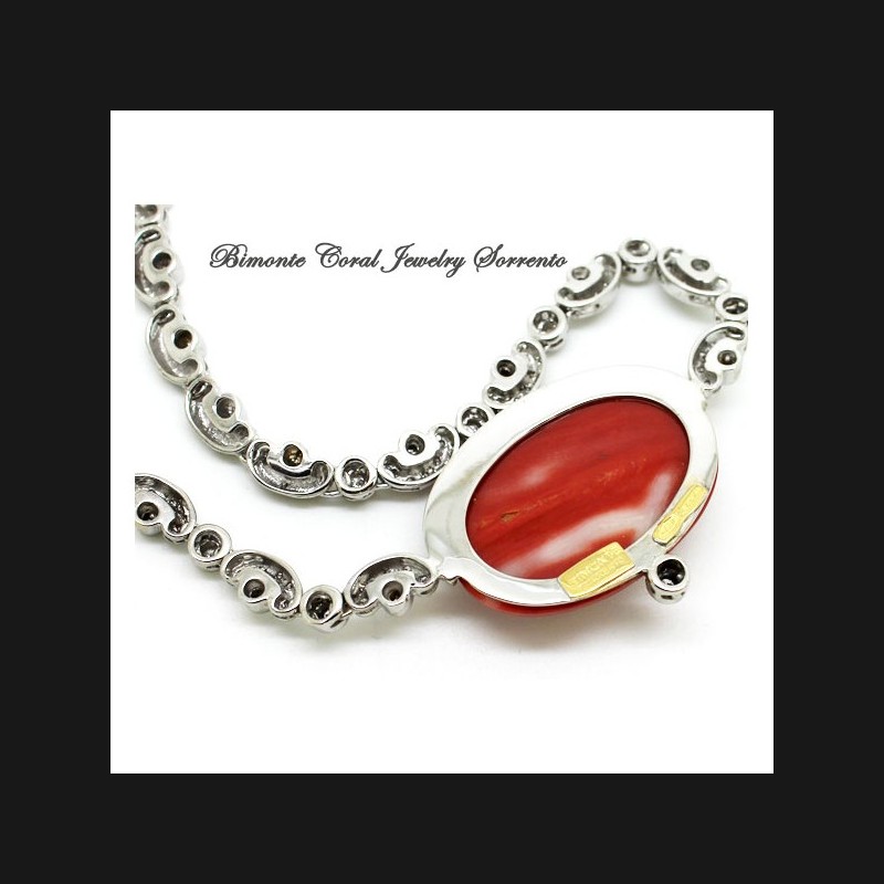"Collier Delfi" Coral Necklace