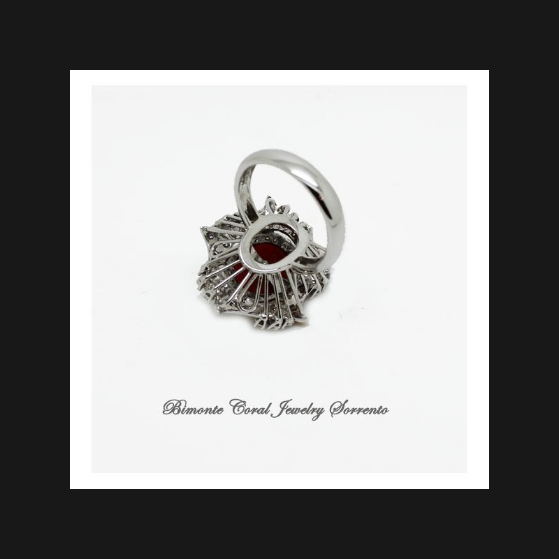 "Cortez" Red Coral Ring