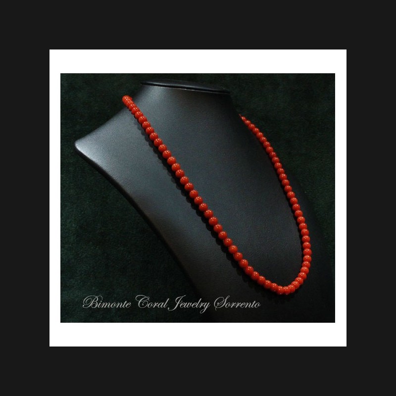 5,1/4 - 5,1/2 mm Red Italian Coral