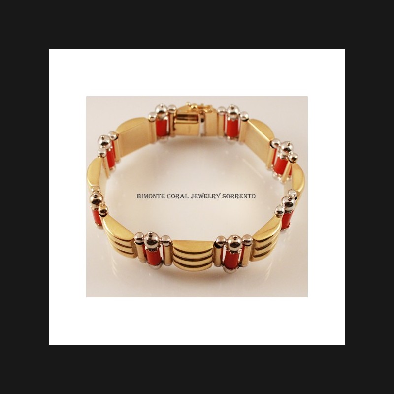 Red Italian Coral Bracelet