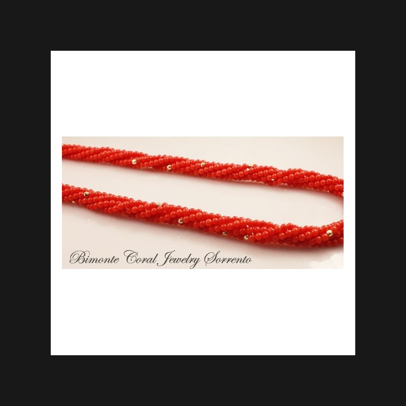 "Stelle" Coral Necklace