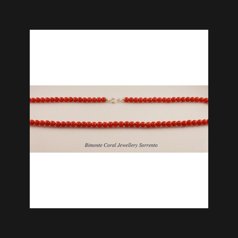 Traditional Red Coral Necklace