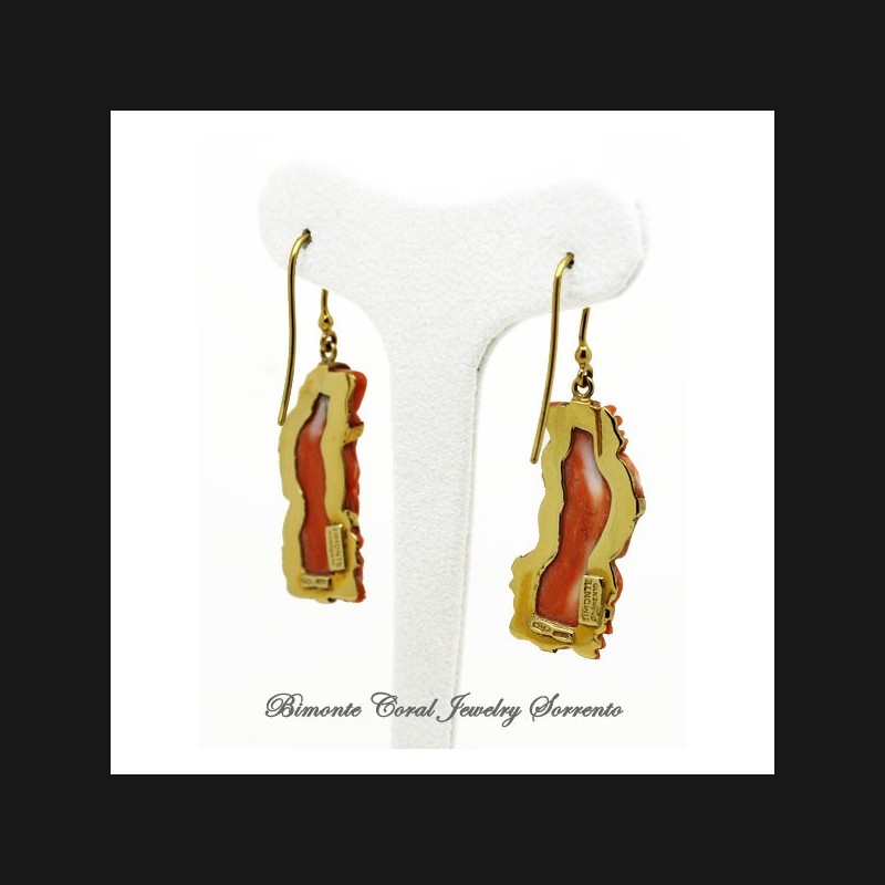 "Afrodite" Coral Earrings