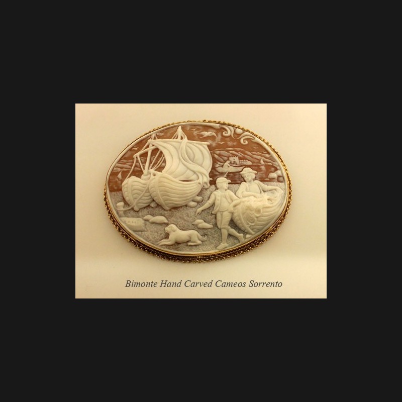 "The Fishing Village" Cameo