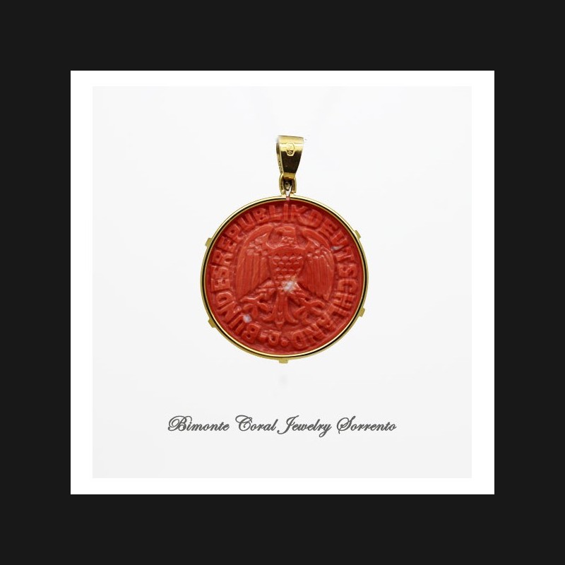 Deutsche Mark Coral Pendent