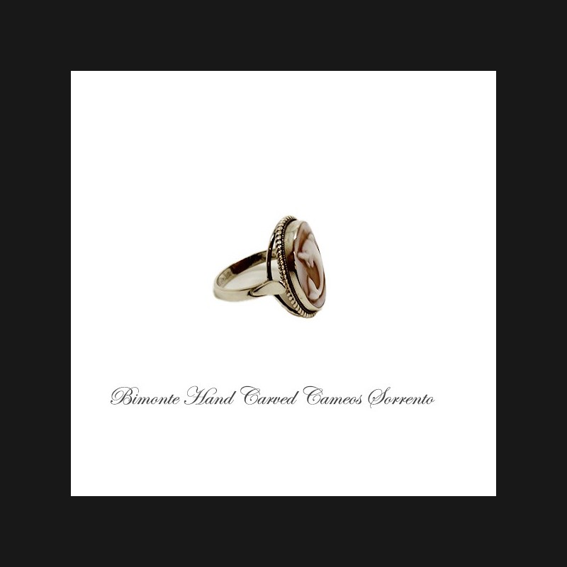 "Dolphin"Cameo Ring