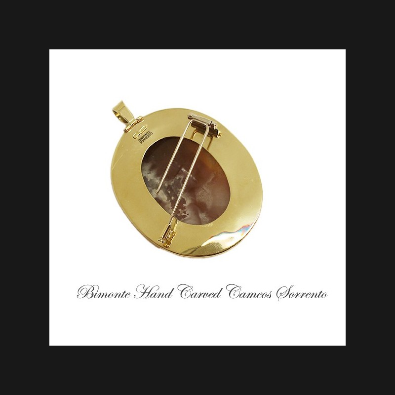 "Ebe"Antique Cameo Brooch And Pendant