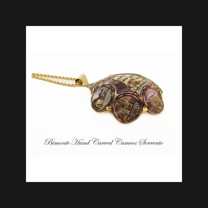 "Tour of Italy" Cameo Necklace
