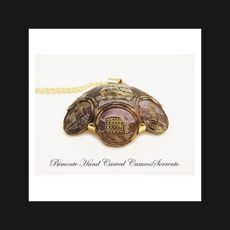"Tour of Italy" Cameo Necklace