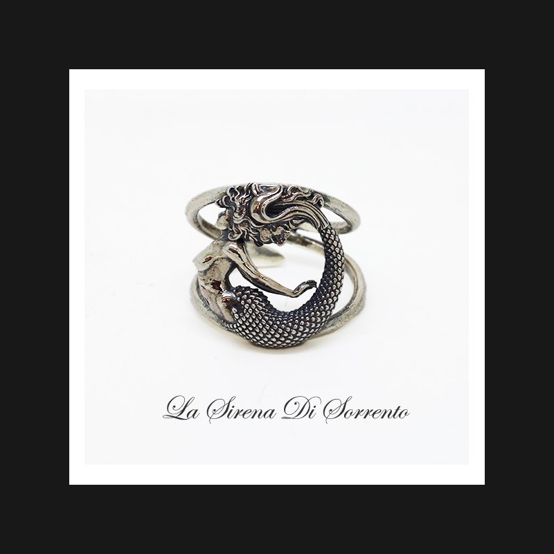 "La Sirena di Sorrento" Silver Ring