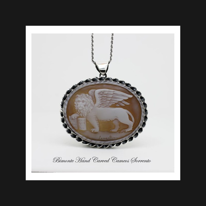 "The Lion of Venice" Cameo Necklace