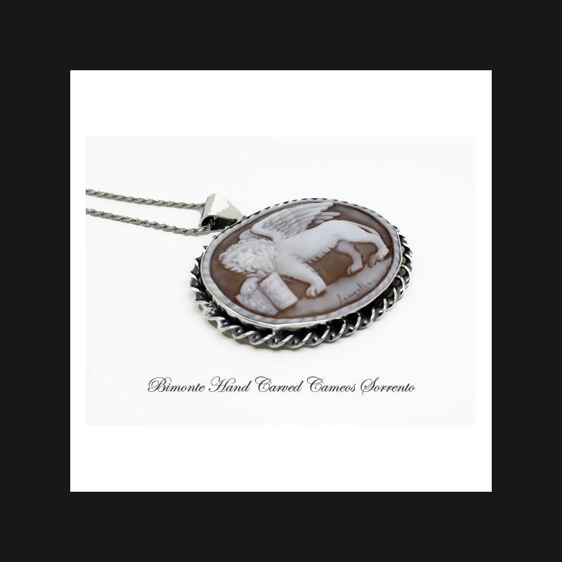 "The Lion of Venice" Cameo Necklace