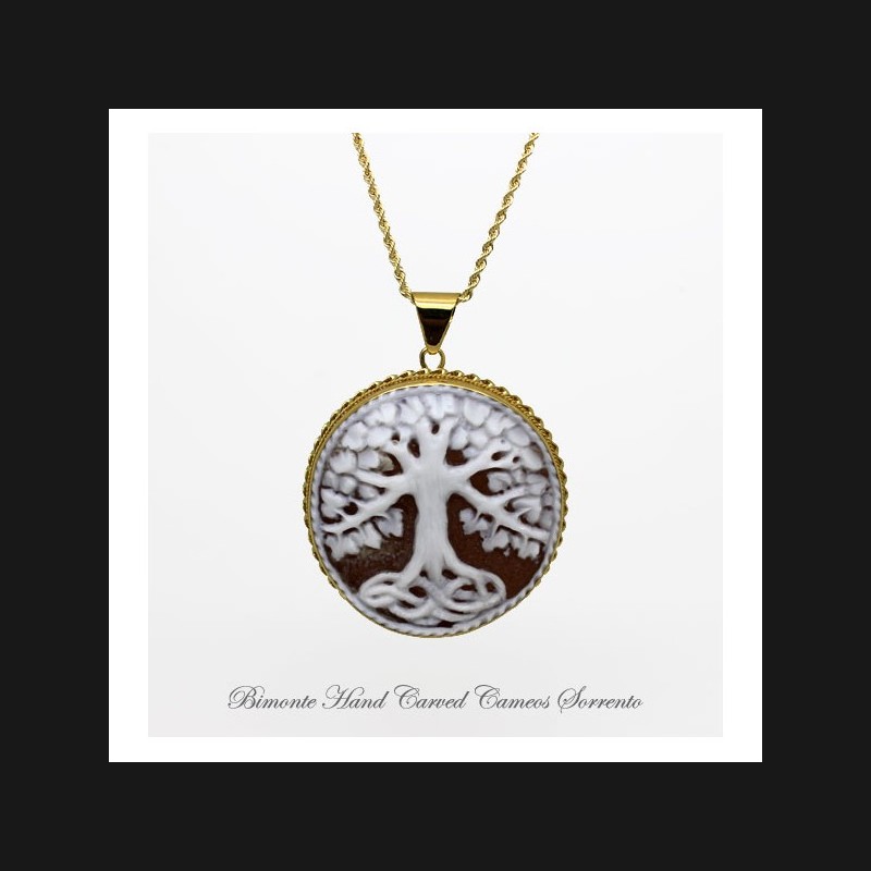 "The Tree of life" Cameo Necklace