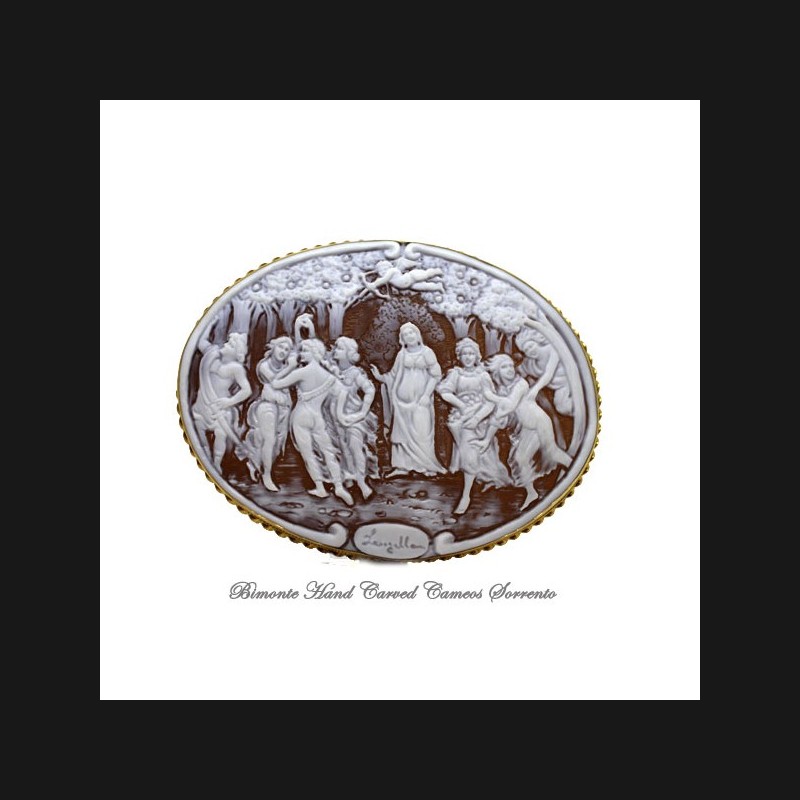 "La Primavera di Botticelli" Cameo