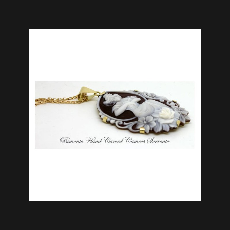 "Mucha" Cameo Necklace