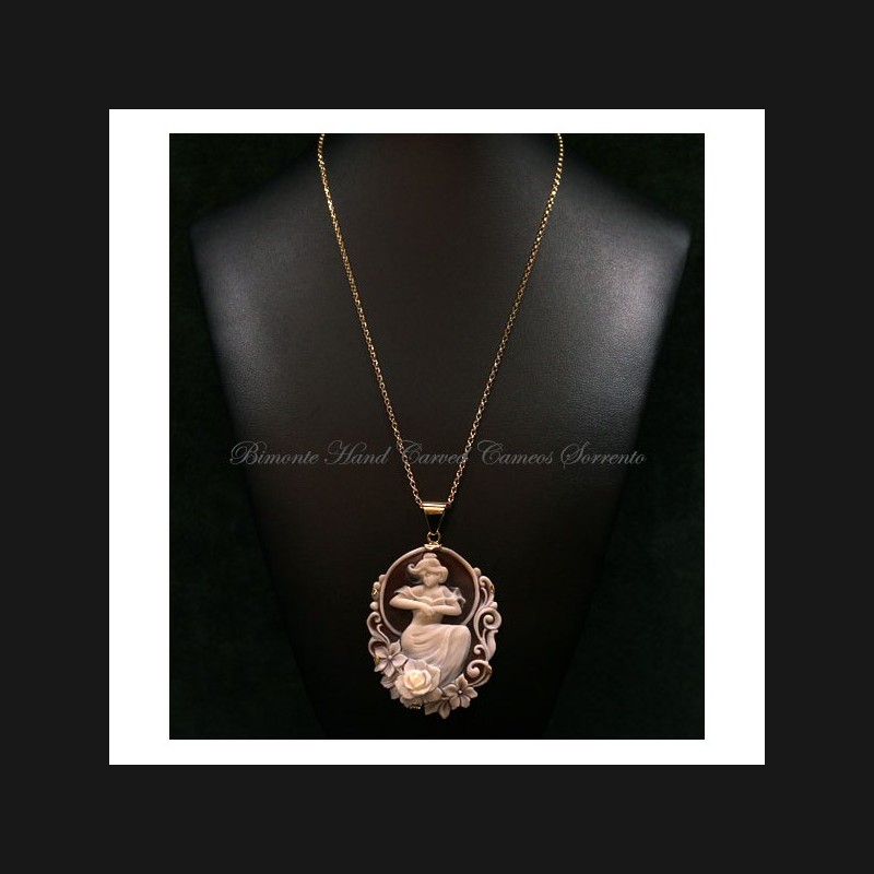 "Mucha" Cameo Necklace