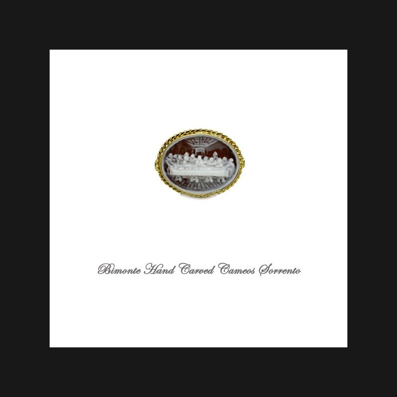 "Last Supper" Miniature Cameo Ring