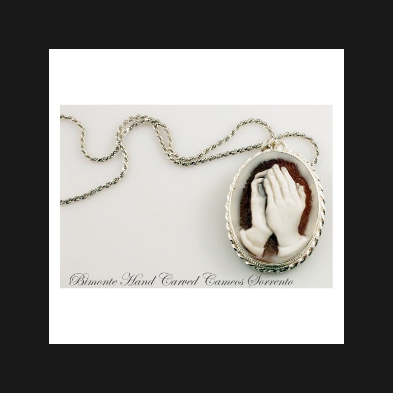 "Prayer" Cameo Necklace