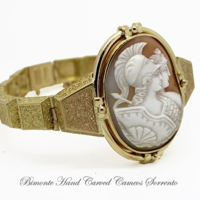 "The Wisdon and the Beauty" Antique Cameo Bracelet