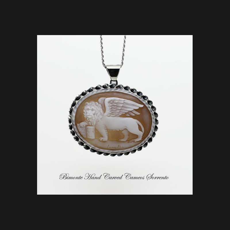 "The Lion of Venice" Cameo Necklace