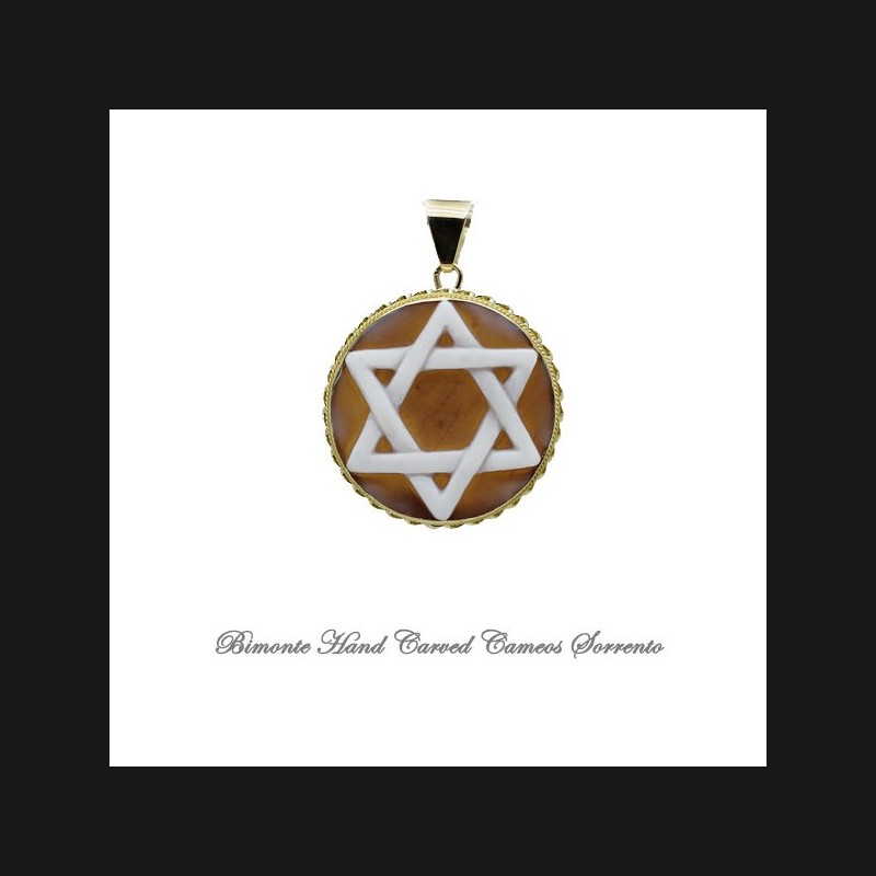 "Star of David" Cameo Pendant
