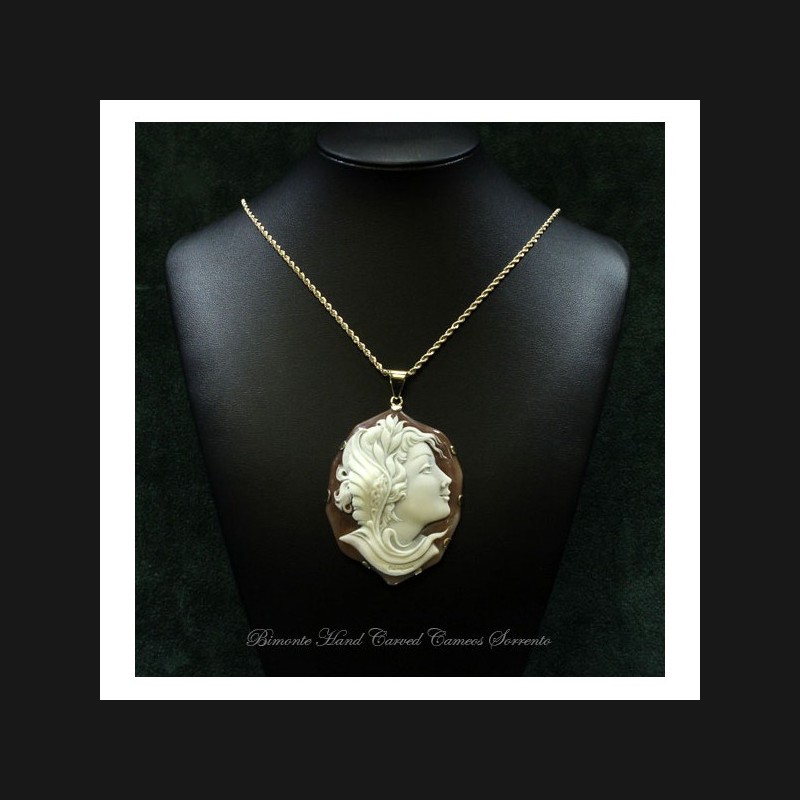 "Menrva" Cameo Necklace