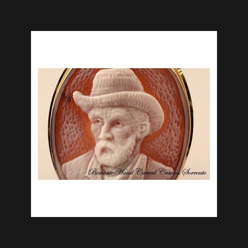 "Vincent Van Gogh" Cameo Brooch and Pandant