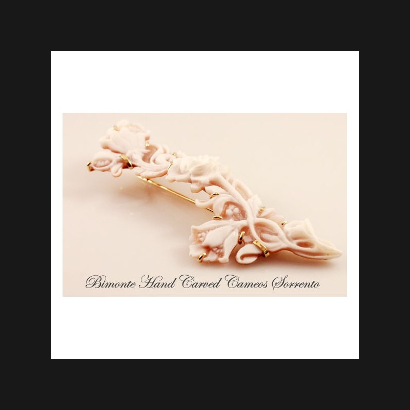 "The Sign of Flora" Cameo Brooch