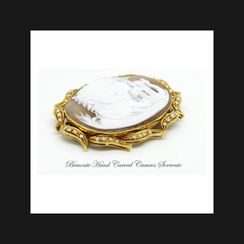 "Old Lyra" Cameo Brooch and Pendant