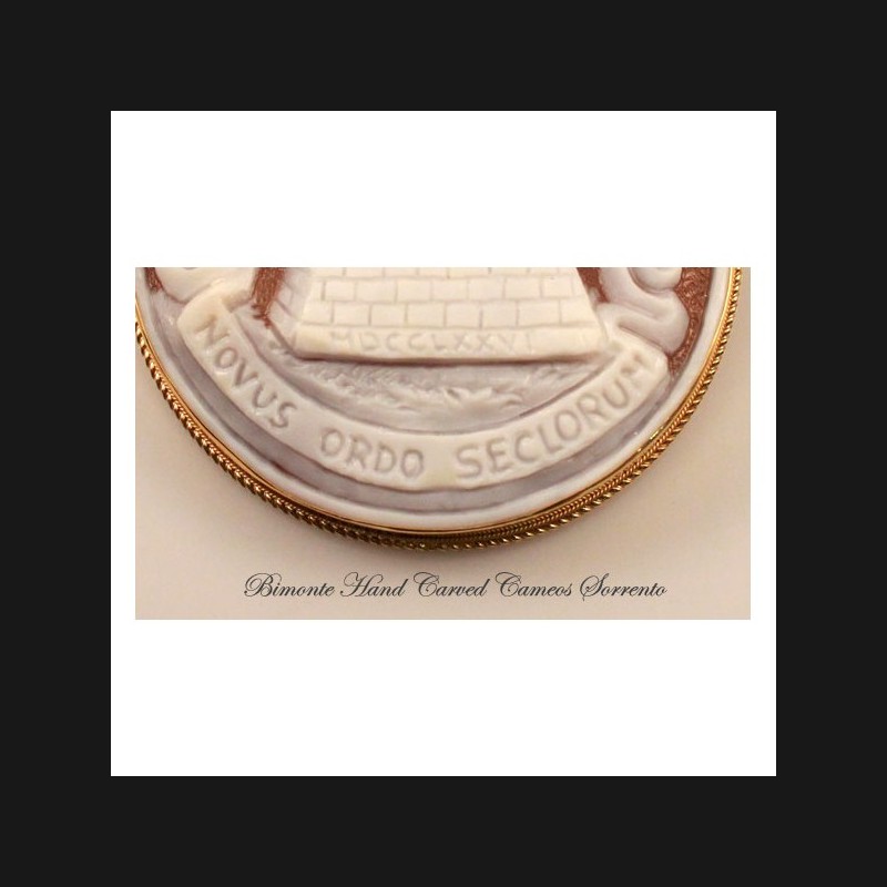 "Novus Ordo Seclorum" Cameo