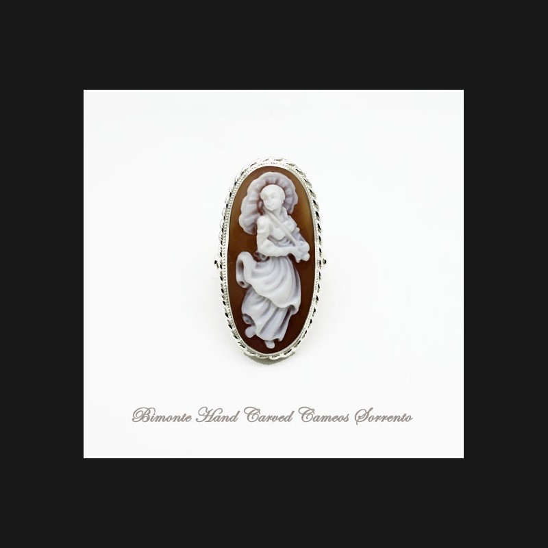 "Donzella" Cameo Ring