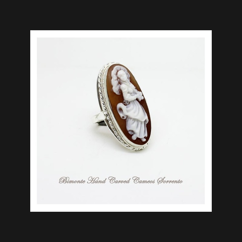 "Donzella" Cameo Ring