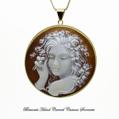"La Bella Flora" Cameo Necklace