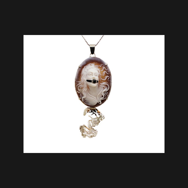 ''Bondage'' Cameo Necklace