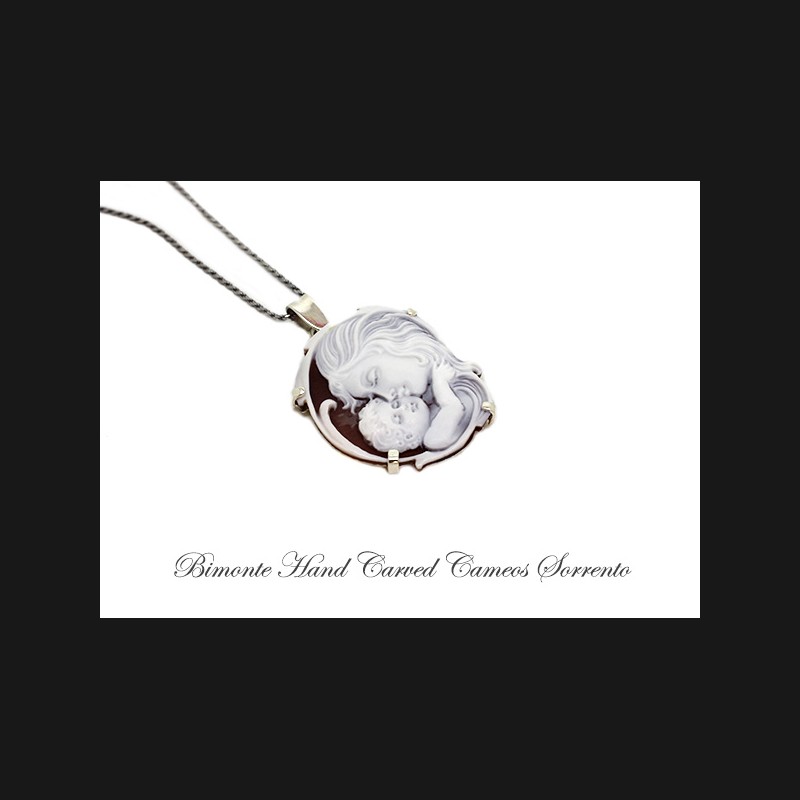 ''Motherhood'' Cameo Necklace
