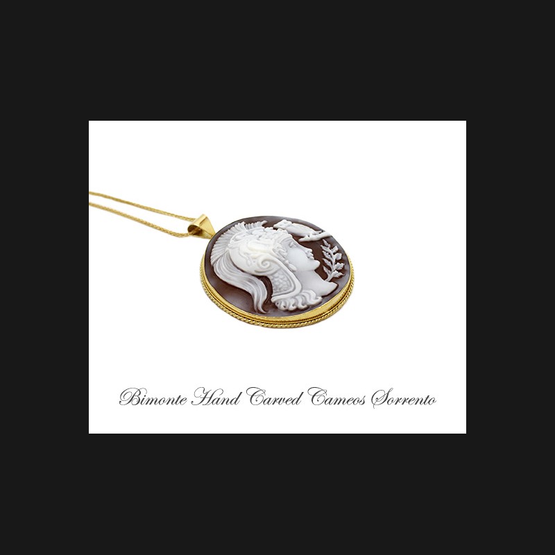 ''Minerva'' Cameo Necklace
