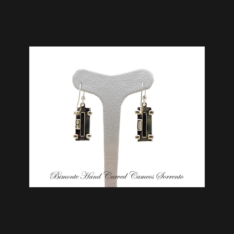 ''Seahorse'' Cameo Earrings