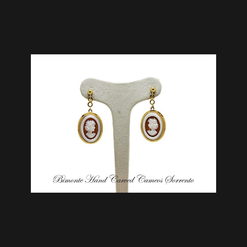 Traditional Cameo Earrings