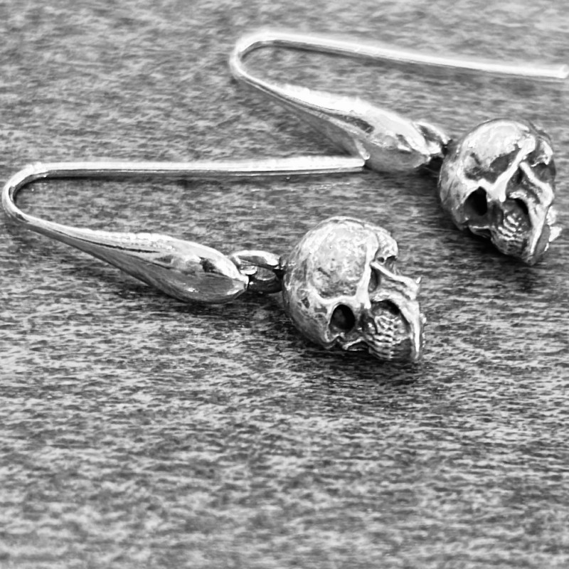 ''Memento Mori'' Earrings