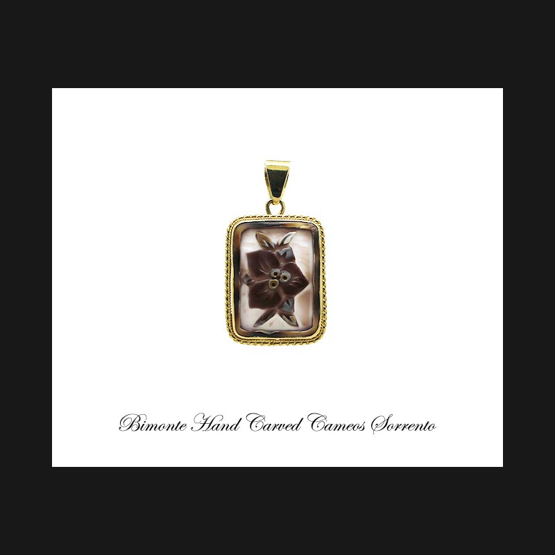 ''Bel Fiore'' Cameo Pendant